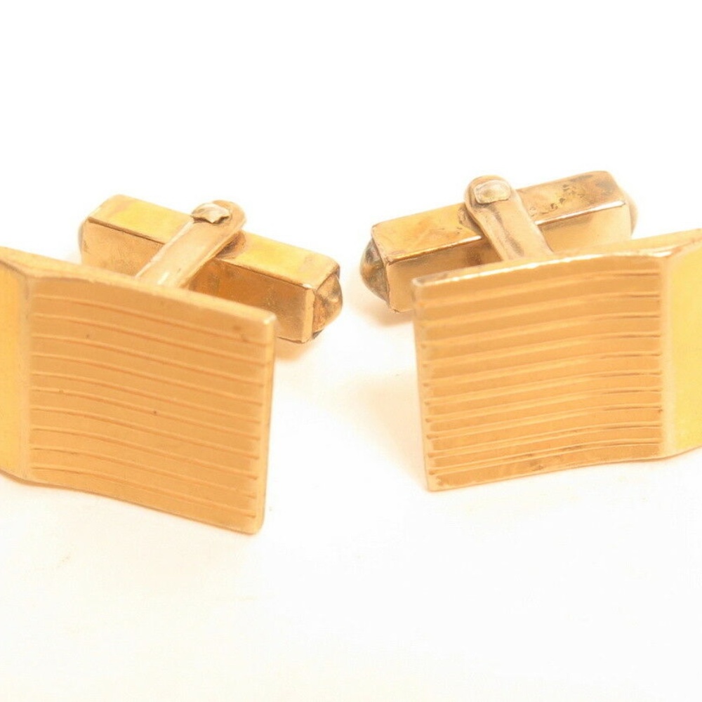 Vintage SWANK‎ Signed Gold Filled Cufflinks